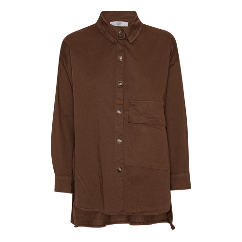 Adaline Coffee Shirt Jacket